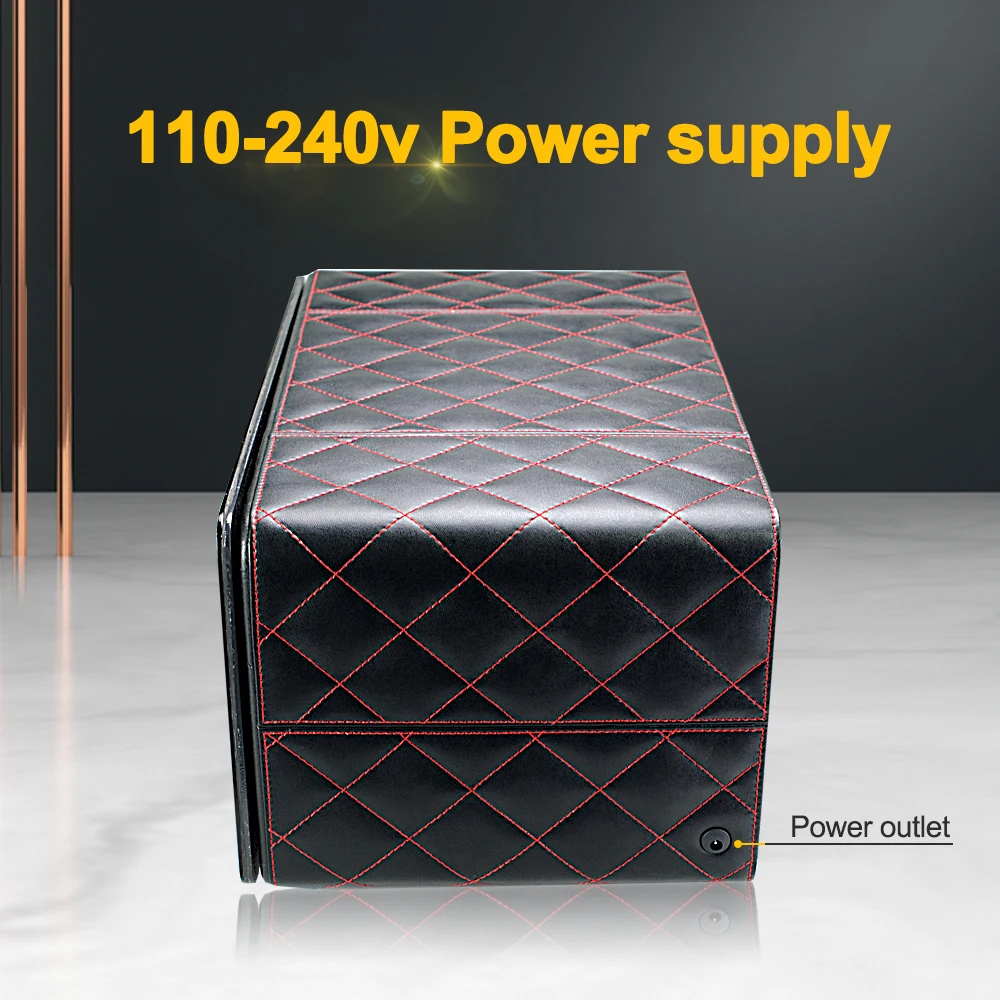 Новые автоматические часы winder Сейф мотор mabuchi микрофибра кожа led сенсорный экран часы winders безопасность