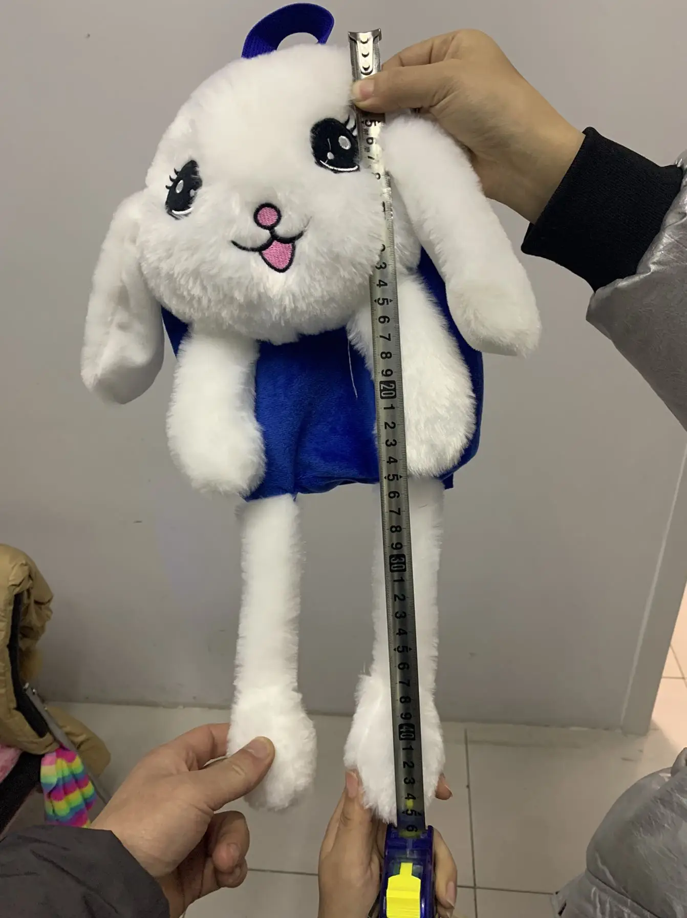 Горячая kawaii Кролик плюшевый рюкзак милый кролик динозавр животное плюшевый рюкзак портмоне забавная плюшевая игрушка детский подарок
