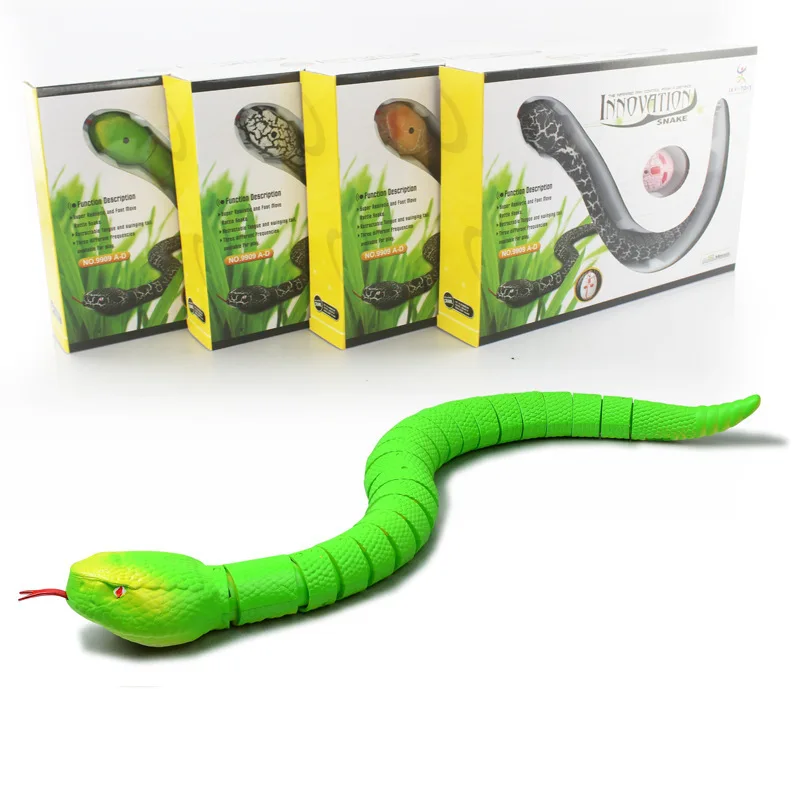 

Trill Celebrity Inspired Infrared Remote Control Cobra USB Charging Retractable Funny Tricky Model Snake