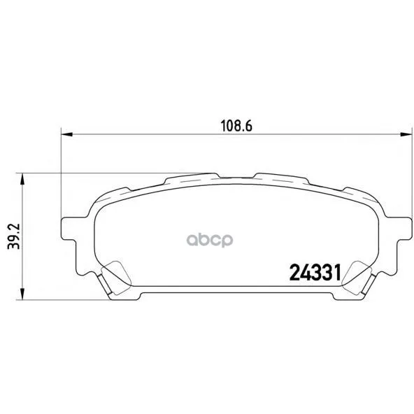 Колодки Тормозные Задние Brembo P78014 Brembo арт. P78014