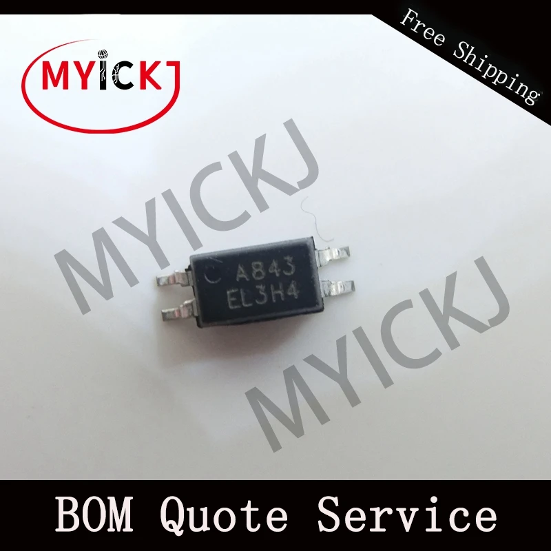 

5PCS EL3H4 SOP4 4 PIN SOP PHOTOTRANSISTOR IC CHIP
