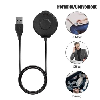 

USB Data Charging Cable Cradle Dock for TicWatch Pro Bluetooth Smartwatch Charger with 1m Cable Magnetic Design Strong Suction