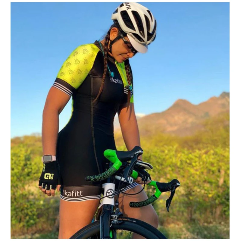 Women Profession Triathlon Suit Kafitt Clothes Cycling Skinsuit Body Set Roupa De Ciclismo Rompers Go Pro Team Jumpsuit Kits