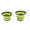 Foldable Bucket Car Wash Outdoor Fishing Round Bathroom Kitchen Bucket Portable Folding Bucket Water Container For Outdoor ► Photo 2/6
