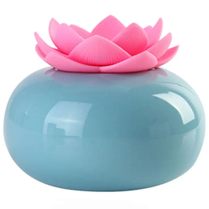 

200Ml Ceramic Ultrasonic Aroma Humidifier Air Diffuser Simplicity Lotus Purifier Atomizer Essential Oil Diffuser