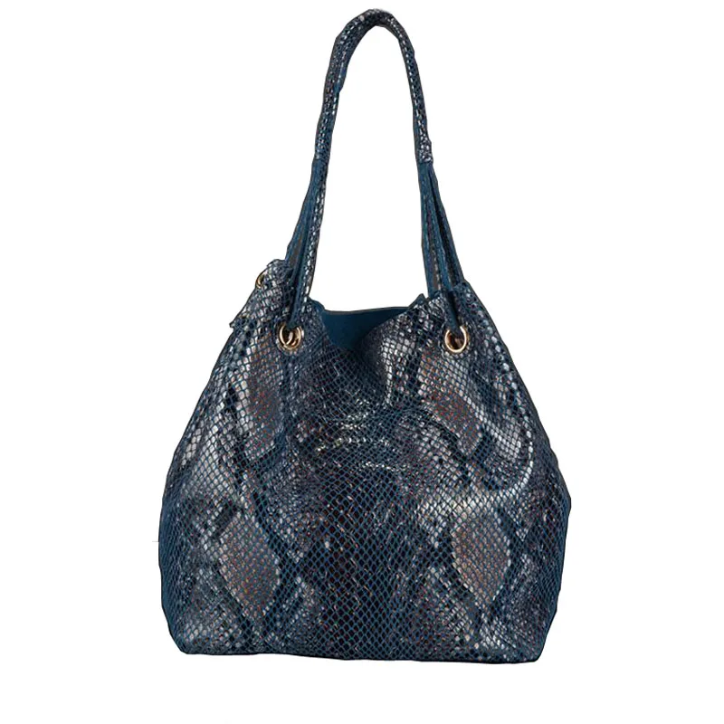 black crossbody bucket bag