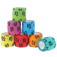 5 см x 4,5 м спортивная водонепроницаемая самоклеящаяся эластичная повязка, мышечная лента, повязка на палец, Нетканая связывающая повязка