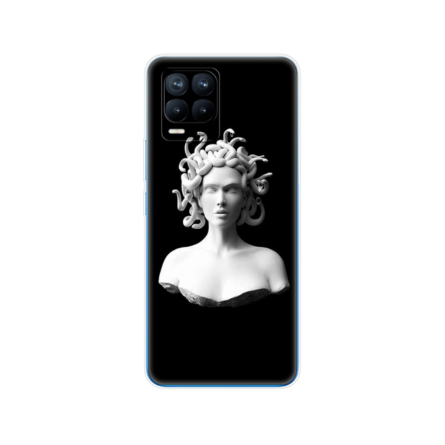 Realme 8 Case 6.4" Soft Silicon TPU Back For Realme 8 Pro OPPO Realme8 4G RMX3085 Phone Cover Coque Capa Funda Bumper Bag