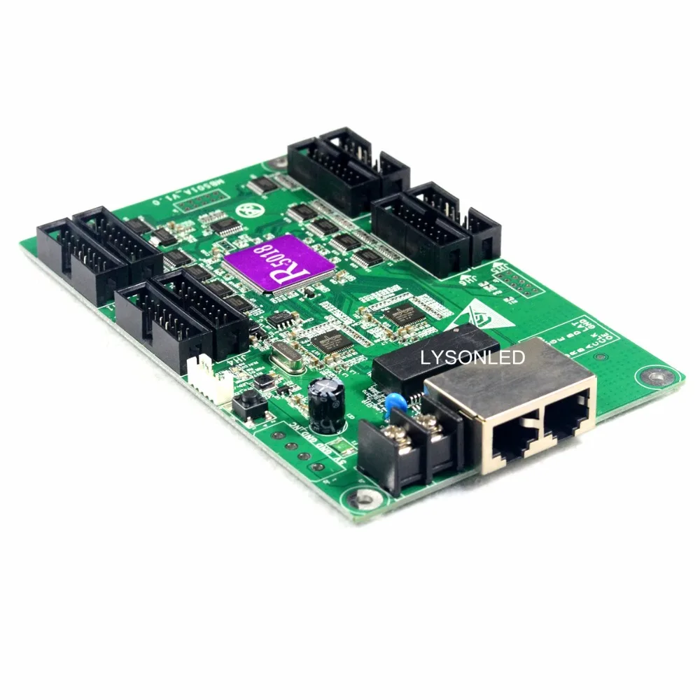 Huidu HD R5018 R508 полноцветная принимающая карта работает с C15C C35C A3 T901|Светодиодные