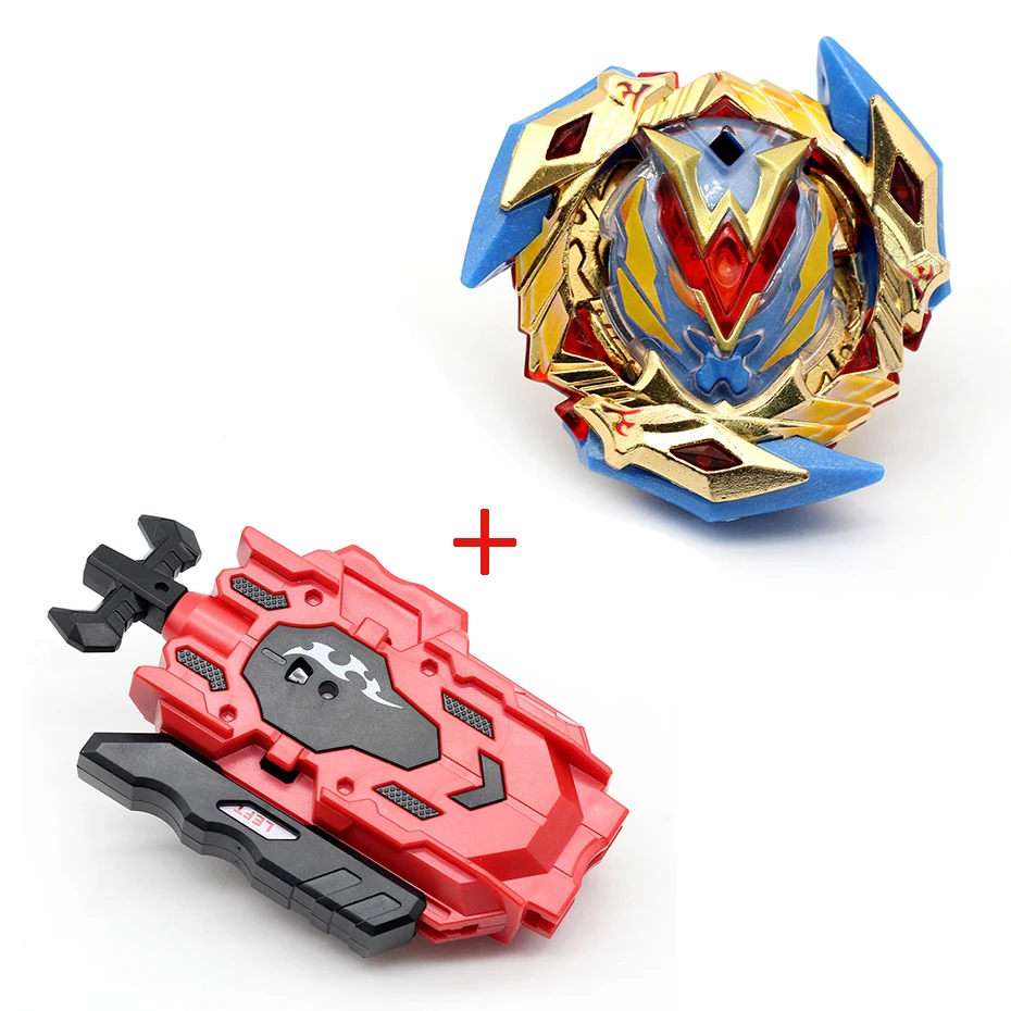 Волчок Beyblade BURST B-129 B125 с пусковым устройством Bayblade Bey blade металл пластик Fusion 4D Подарочные игрушки для детей - Цвет: HJ B104