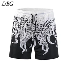 LBG повседневные Летние Мужские дышащие шорты модные Бодибилдинг бордшорты Мужская стеетизная одежда мужские короткие брюки одежда Finness 6XL