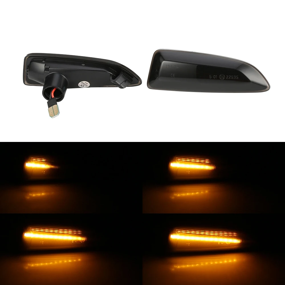 

Led Dynamic Turn Signal Side Marker Light Sequential Blinker Light for Opel Astra J Astra J K Zafira C Insignia B Grandland X