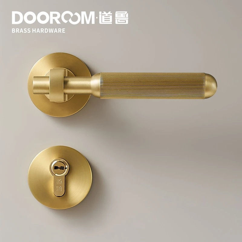 Dooroom латунный дверной рычаг современный светильник роскошный интерьер спальня