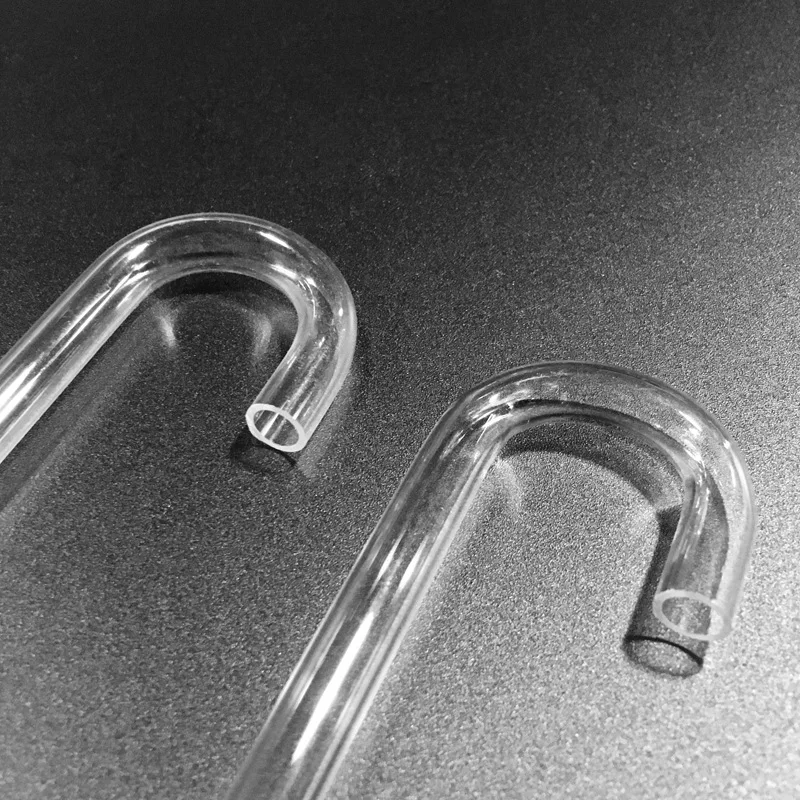 Aquarium Acrylic Water Tube Fish Tank Water Pumping Transparent Carbon Dioxide Refiner Diffuser Tube U-shaped Hard Aquarium Co2 Diffuser Aquarium Tubing Connectors