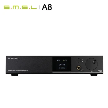 

SMSL A8 Hi-Res HiFi Audio Headphone Amplifier DAC DSD Decoder XMOS Solution ICEpower 125Wx2 Module AK4490 PCM Power Amplifier