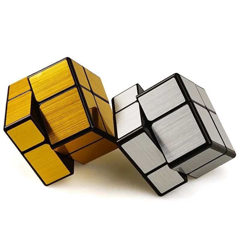 Magic Cube 2x2x2 зеркало кубики cubo magico антистресс блесны игрушки головоломки зеркало, скоростной кубик, 2x2 игрушки для мальчиков cubo magico подарок