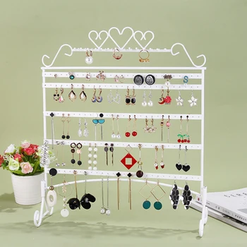 

Jewelry Rack Earring Rack Ear Clip Storage Box Creative Jewelry Display Shelf Home Multi-function Desktop Hook