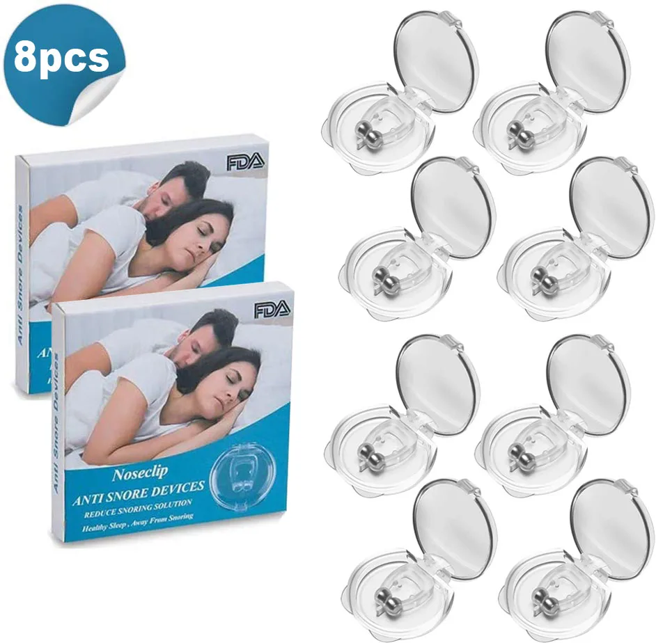 

Wholesale Pro Silicone Magnetic Anti Snore Device Nose Clip Effective-Easy Stop Snoring Solution Sleeping Aid Tool For Men Woman