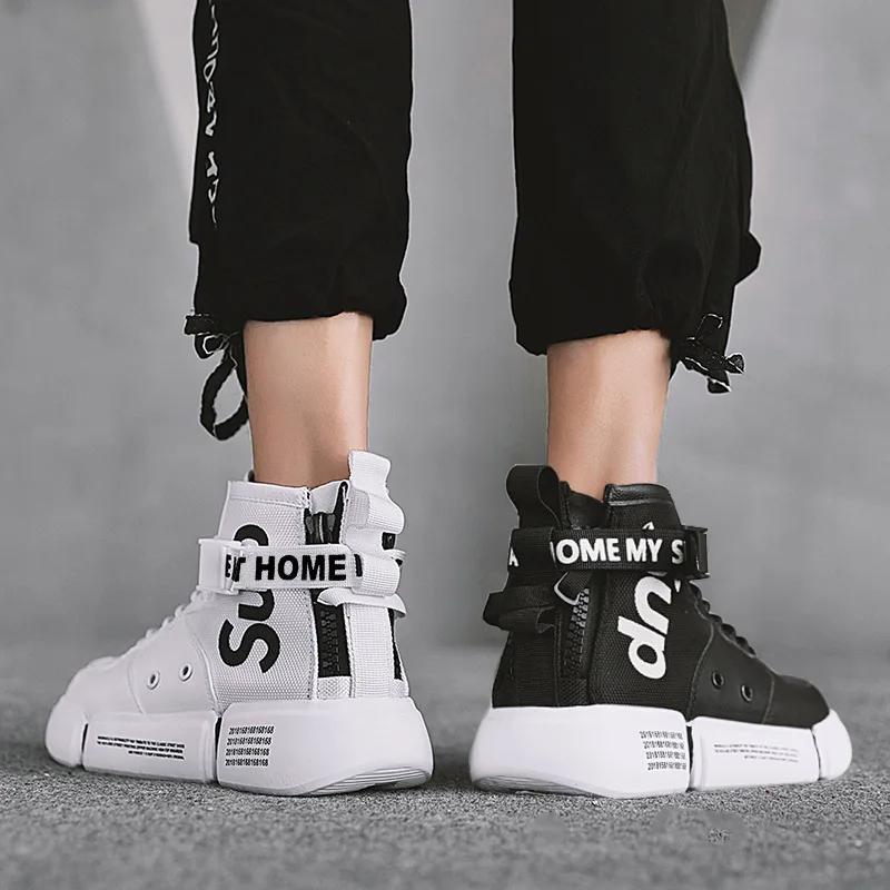 

AJ1 MEN'S SHOES Winter Breathable Shoe Men's Trendy Shoes Extra High High-top Board Shoe Air Force One Mandarin Duck Canvas Shoe