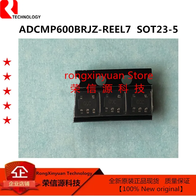 ADCMP600BRJZ-REEL7 GOC 2019 + SOT23-5 ADCMP600BRJZ ADCMP600 Rail-to-Rail однопоставить TTL/CMOS КОМПАРАТОРЫ 100% Новый