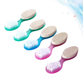 

5pcs 4-in-1 Double Sided Feet Files Multifunction Exfoliating Scrub Clavus Calluses Remover (Random Color)