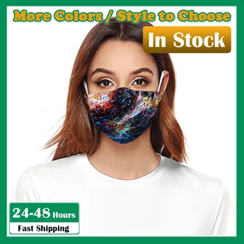 

Foggy Haze Anti-stof Veilig Ademend Face Mask Cartoon Printing Washable Earloop Safety Air Fog Mask Dustproof Windproof maskers