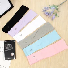 Ледяной рукав солнцестойкий вискозный манжет Женский анти-УФ Открытый езда без рукавов спортивный рукав