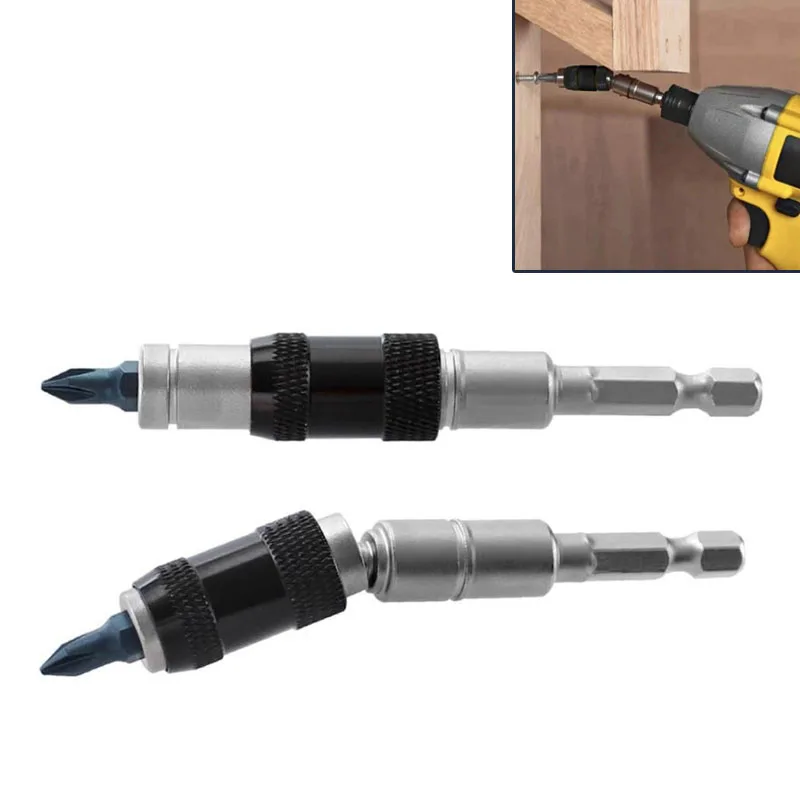 Details about   Magnetic Screw Drill Tip 20° Pivot Mode Quick Release Extension Screwdriver 