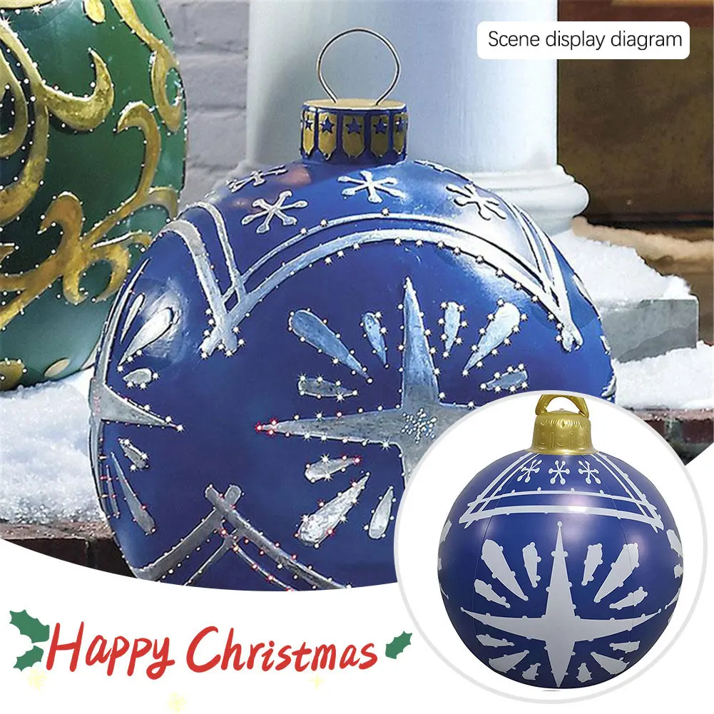 Hot Sale 60CM Outdoor Christmas Inflatable Decorated Ball PVC ...