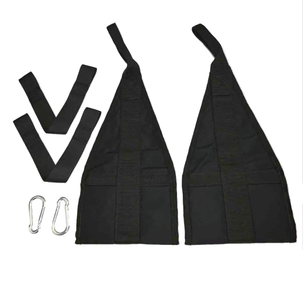 Fitness Ab Straps, 1 Pair of Gym Hanging Sling Straps with Quick Locks for Pull