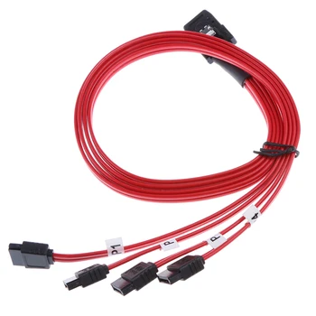 

Internal Mini-SAS SFF-8087 to 4xSATA Forward Breakout Cable Hard Drive Cable