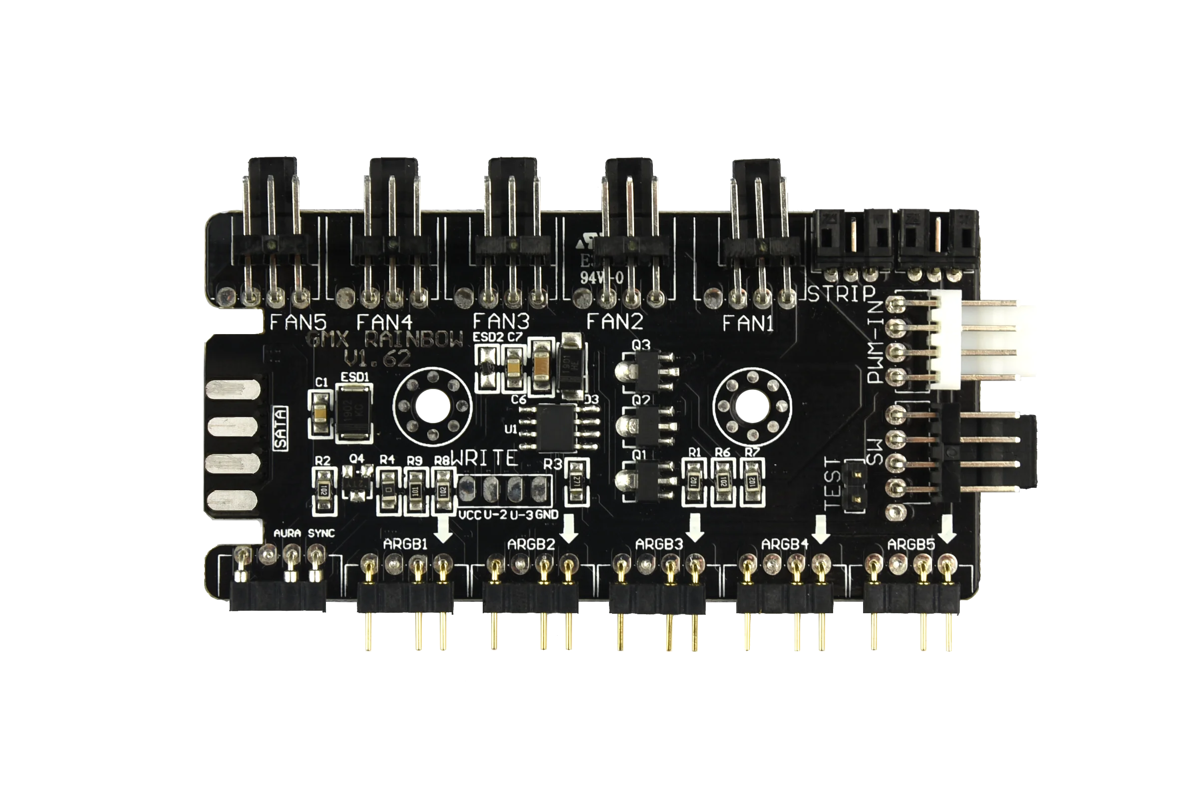ШИМ + Радужный хаб V1.62/совместим с программируемым RGB интерфейсом материнской