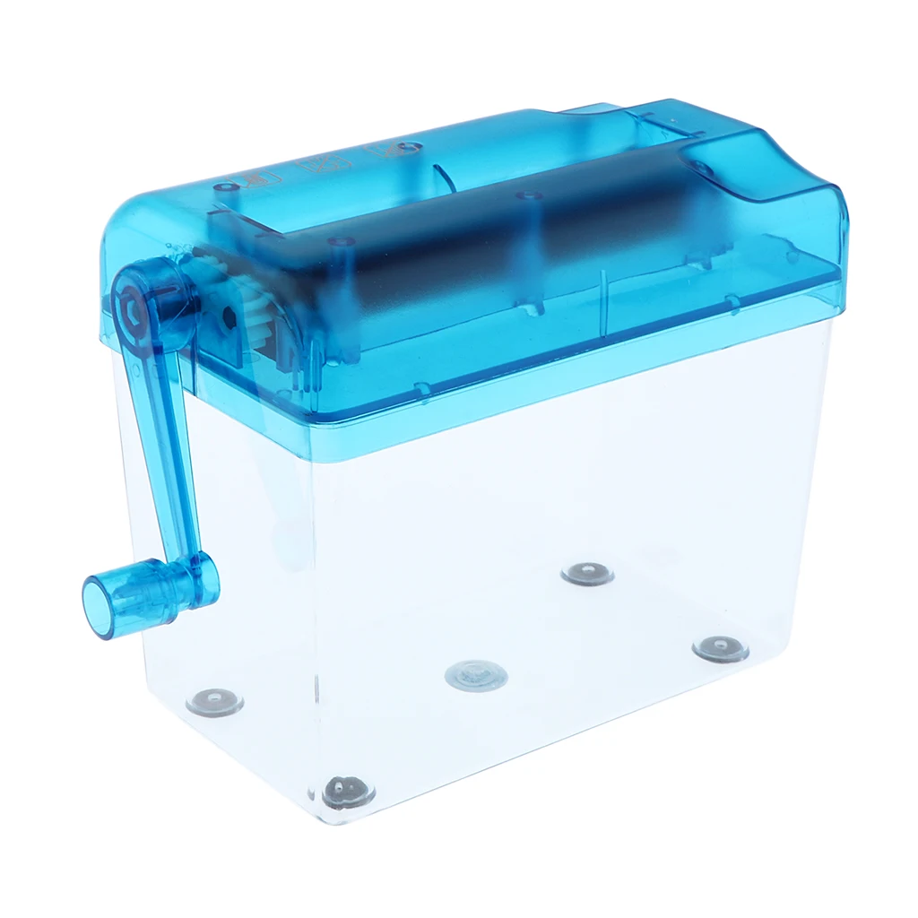 Portable Hand Shredder Office Mini Manual Paper Cut for A6, Folded A4 Portrait, Capacity Straight Cut