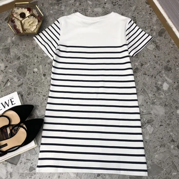 

2020 Fashion Women Elegant Short Sleeve Designer Dress A-line Casual Knit Sweater Dresses Vestidos