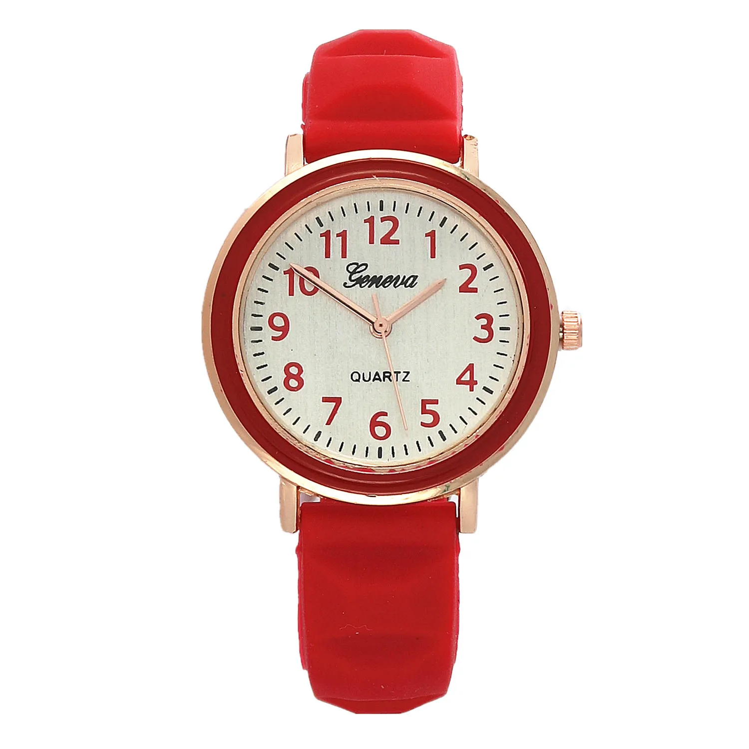 

Currently Available Geneva Silicone Watch Korean-style Fashion Women's Jelly Color Quartz Watch Manufacturers Direct Selling