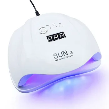

Sun X 54 W Nail Gel Dryer Machine Uv Led Lamp For Nail Dryer Professional White Light Polish Machine Fast Dryer Nail Art Tools E