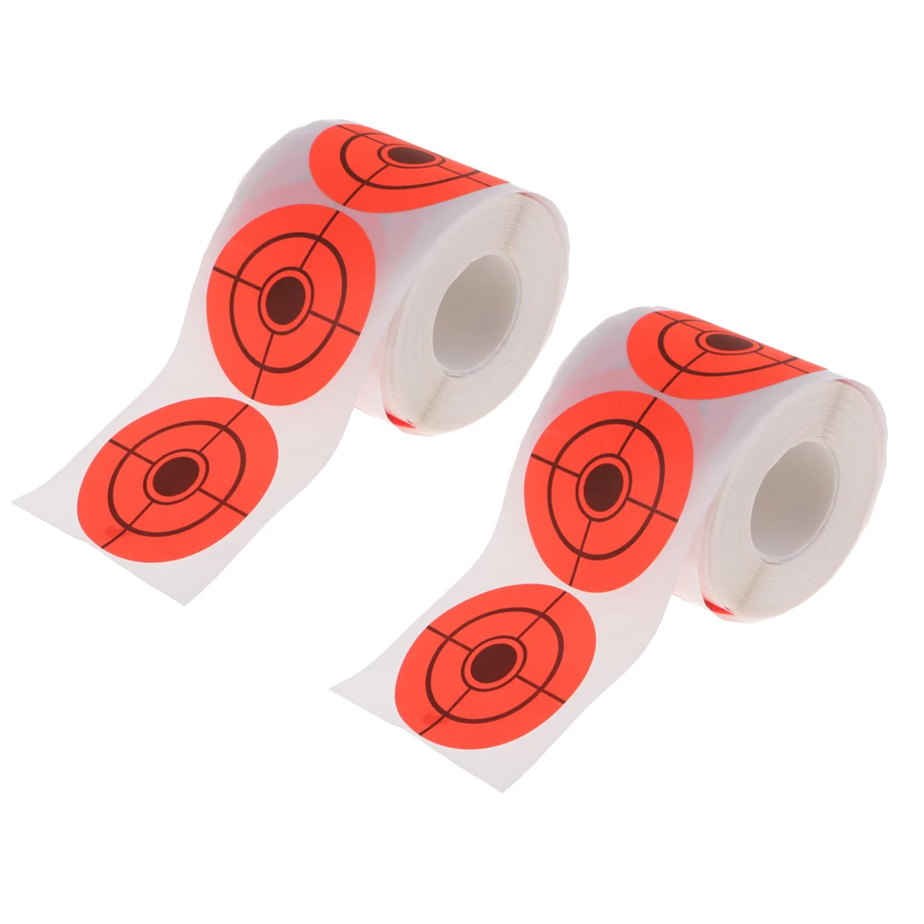 500 Pieces High Visibility  Targets 2inch Paper Target Stickers