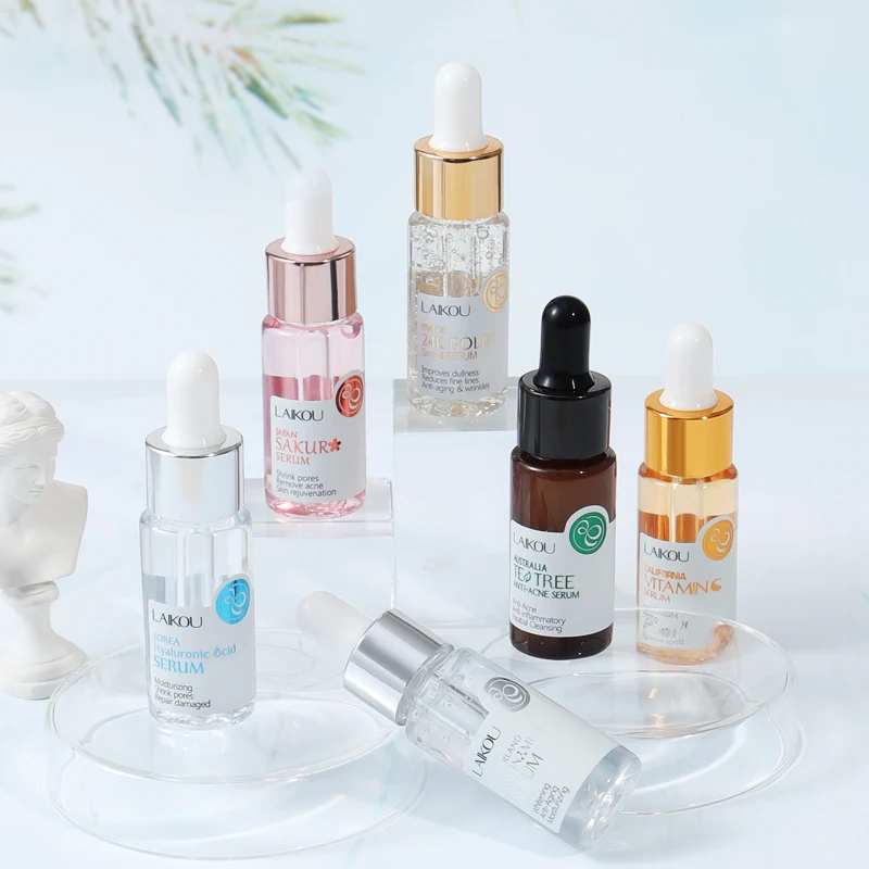 LAIKOU Sakura Face Serum Extract Shrink Pores Remove Acne Liquid Moisturizing Face Essence Hyaluronatic Vitamin C Face Skin Care LAIKOU Sakura Face Serum Extract Shrink Pores Remove Acne Liquid Moisturizing Face Essence Hyaluronatic Vitamin C Face Skin Care
