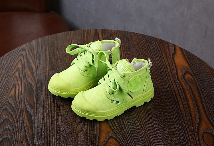 CNFSNJ Brand Designer Children Boys Shoes Breathable Girls Classic Style High Top Canvas Shoes Kids Comfortable Casual Shoes
