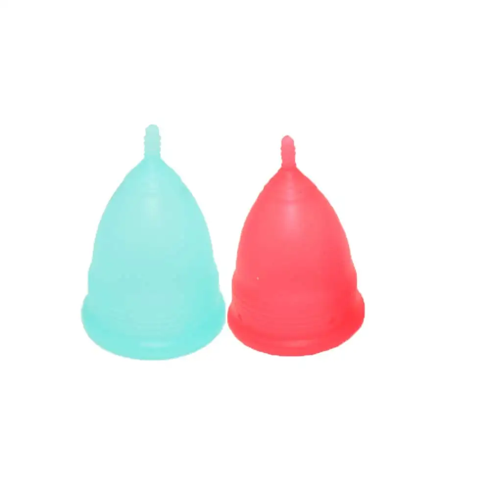 2Pcs Health Care Menstrual Cup For Women Period Cup Collector Leak Safety Medica Silicone Reusable Menstrual Cup