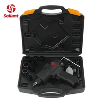 Sollant Воздушный пневматический гаечный ключ 1/" 750N. M ударный гаечный ключ большое снятие покрышек крутящего момента инструмент гайка рукава пневматические электроинструменты