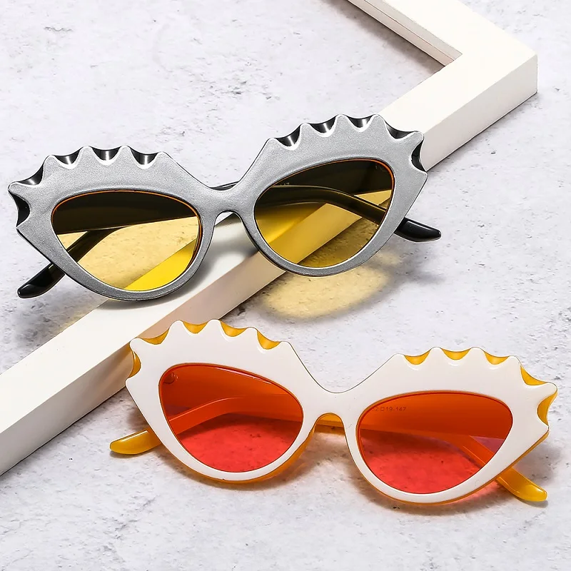 Fashion Pc Cat Eye Full Frame Men's Sunglasses