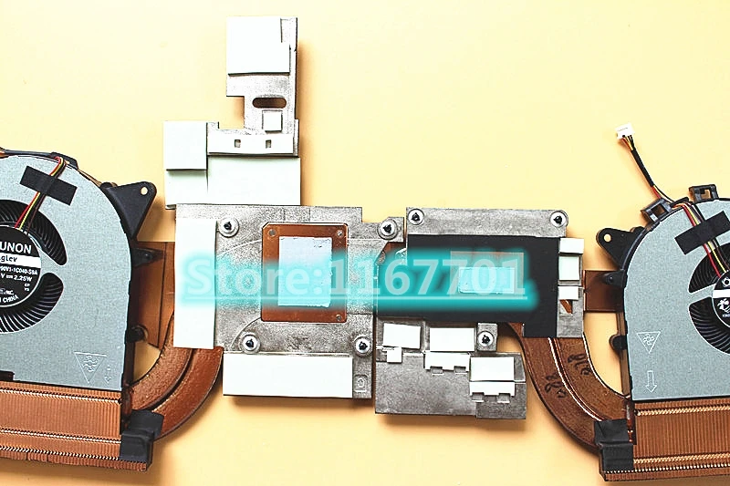 Радиатор охлаждения процессора для ноутбука и вентилятор для lenovo Rescuer Y7000P Legion Y540P GTX1660Ti