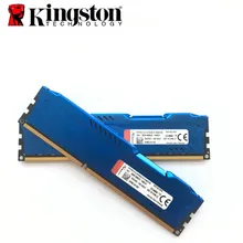 Б/у оперативная память kingston HyperX FURY для ПК, модуль памяти, настольный компьютер, 16 Гб(2 шт. x8гб) DDR3 PC3, 1600 МГц, 8 ГБ, 1600 ram