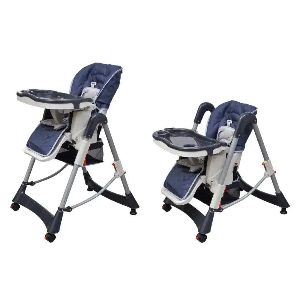 VidaXL 15 Kg Children Chair Comfortable Adjustable Highchair For Baby With Storage Basket Foldable Chair Easy-Clean Furniture VidaXL 15 Kg Children Chair Comfortable Adjustable Highchair For Baby With Storage Basket Foldable Chair Easy-Clean Furniture