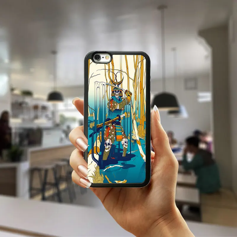 Японский самурай ниндзя чехол для ПК Жесткий пластиковый Чехол для iphone 8 7 6 6S Plus X XR XS Max 5s 5 SE 4 4s - Цвет: Picture 12