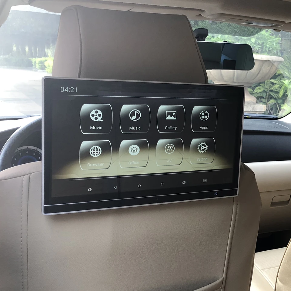 

12.5 Inch Car TV 4K Screen Headrest Monitor Android 8.1 Rear Seat Entertainment System Suitable For Cadillac SRX XLR XTS XT5 SLS