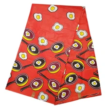 Хлопок африканская Ява воск в красном, нигерийский высококачественный принт хлопок воск ткань настоящая голландская ткань A0005