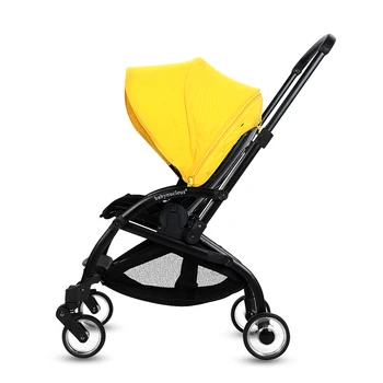 

Ultra light baby stroller high landscape baby carriage one-button folding portable kid pram two-way newborn stroller