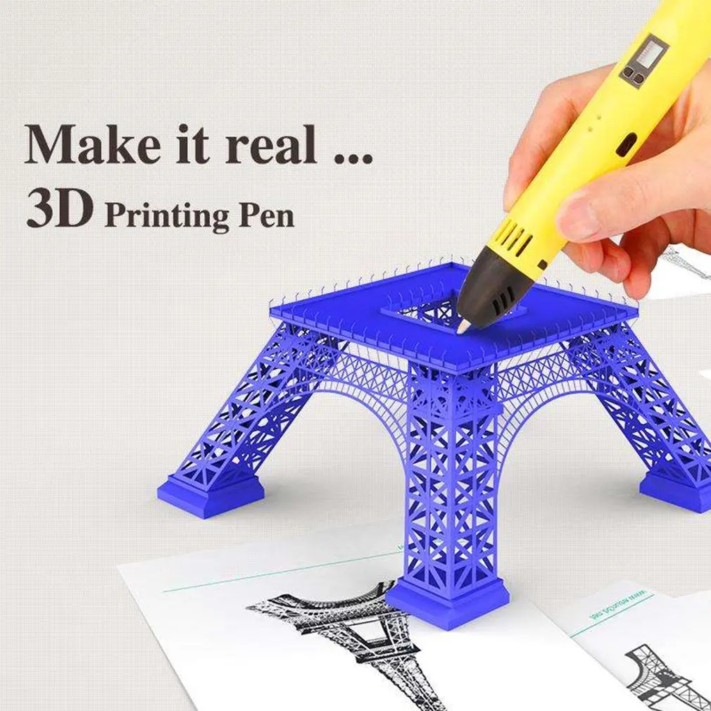 3D стереоскопическая ручка для рисования с большим экраном для детей, хобби, игрушки для рисования